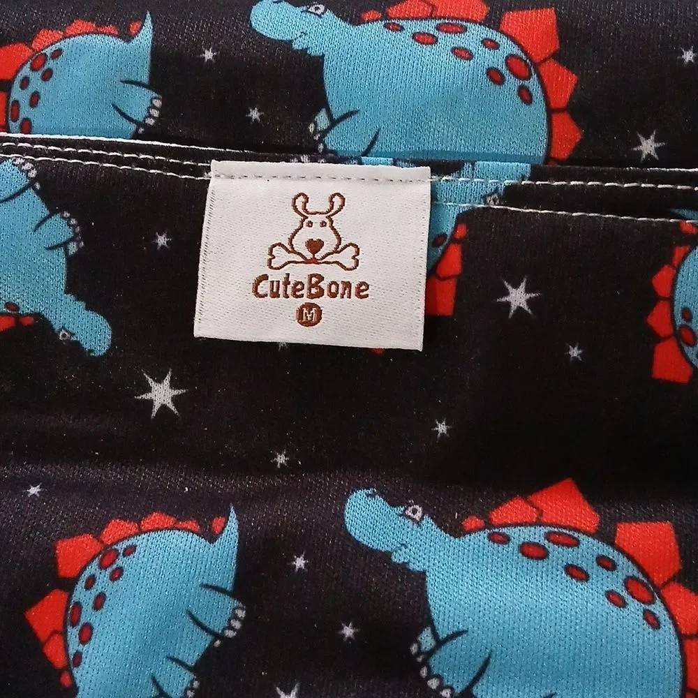 CuteBone Set of 2 Male Dog Diapers Belly Bands Sz M Waist 14
